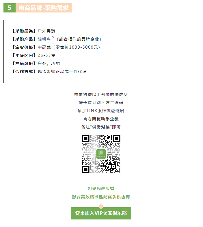 LINK服飾供應鏈展